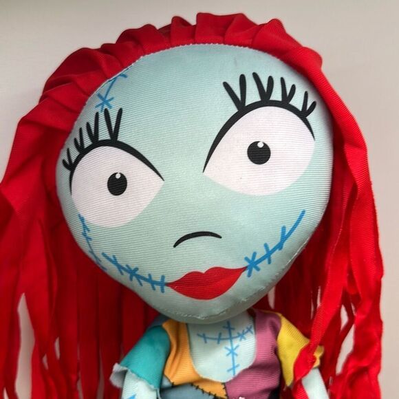 Gemmy The Nightmare Before Christmas Big Head Sally 18" Plush Front Door Greeter - Picture 2 of 8
